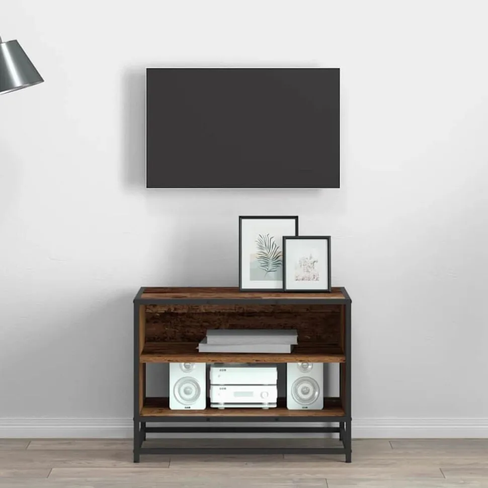vidaXL TV Eenheden Oud Hout 61 x 40 x 46 cm Bewerkt hout