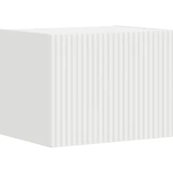 vidaXL TV Wandkast Wandgemonteerd Wit 39 x 31 x 29,5 cm Bewerkt hout