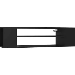 vidaXL Tv-hangmeubel 100x30x26,5 cm bewerkt hout zwart