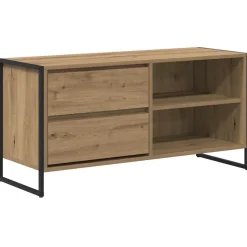 vidaXL TV-kast Ambachtelijk eiken 100 x 36 x 49,5 cm Bewerkt hout