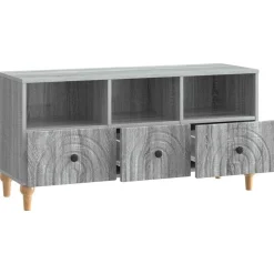 vidaXL TV-kast Grijze Sonoma 102 x 34,5 x 50 cm Geconstrueerd hout