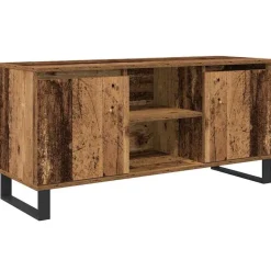 vidaXL TV-kast Oud Hout 104 x 35 x 50 cm Bewerkt hout