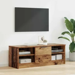 vidaXL TV-kast Oud Hout 102 x 35 x 36,5 cm Bewerkt hout