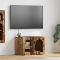 vidaXL TV-kast Oudhout 60 x 35 x 40 cm Bewerkt hout