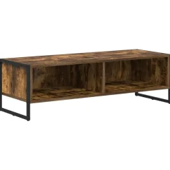 vidaXL TV-kast Rook Eik 100 x 36.5 x 30.5 cm Bewerkt hout
