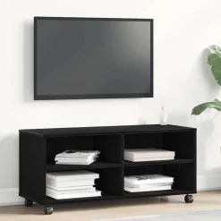 vidaXL TV-kast Zwart 90 x 35 x 40,5 cm Bewerkt hout