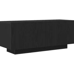 vidaXL TV-kast Zwart Eiken 100 x 35 x 40 cm Bewerkt hout