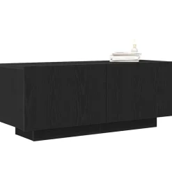 vidaXL TV-kast Zwart Eiken 100 x 35 x 40 cm Bewerkt hout