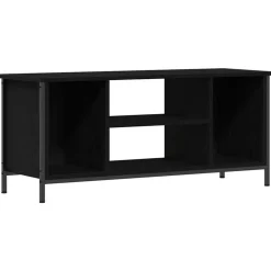 vidaXL TV-kast Zwart Eiken 102 x 35 x 45 cm Bewerkt hout