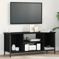 vidaXL TV-kast Zwart Eiken 102 x 35 x 45 cm Bewerkt hout
