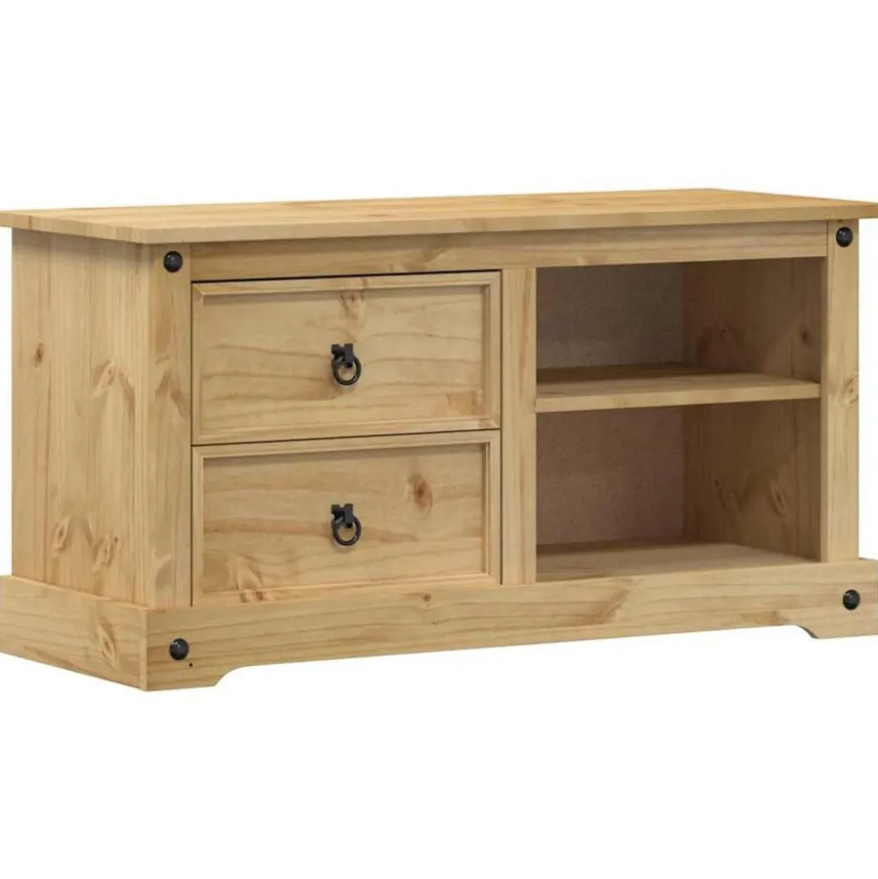 vidaXL Tv-meubel Corona 100x40x52 cm massief grenenhout