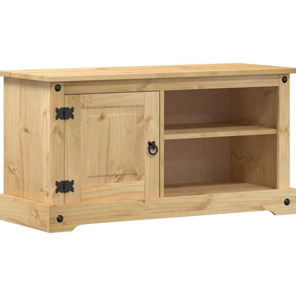vidaXL Tv-meubel Corona 100x40x52 cm massief grenenhout