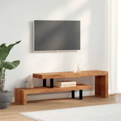 vidaXL Tv-meubel massief acaciahout