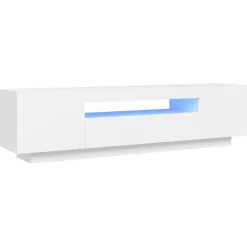 vidaXL Tv-meubel met LED-verlichting 160x35x40 cm wit