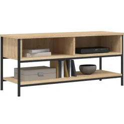 vidaXL Tv-meubel Sonoma eiken 100x35x45 cm bewerkt hout