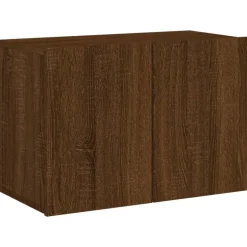 vidaXL Tv-meubel wandgemonteerd 60x30x41 cm bruin eikenkleur