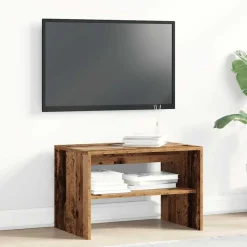 vidaXL Tv-meubel 60x40x40 cm bewerkt hout oud houtkleurig