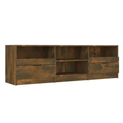 vidaXL Tv-meubel 150x33,5x45 cm bewerkt hout gerookt eikenkleurig