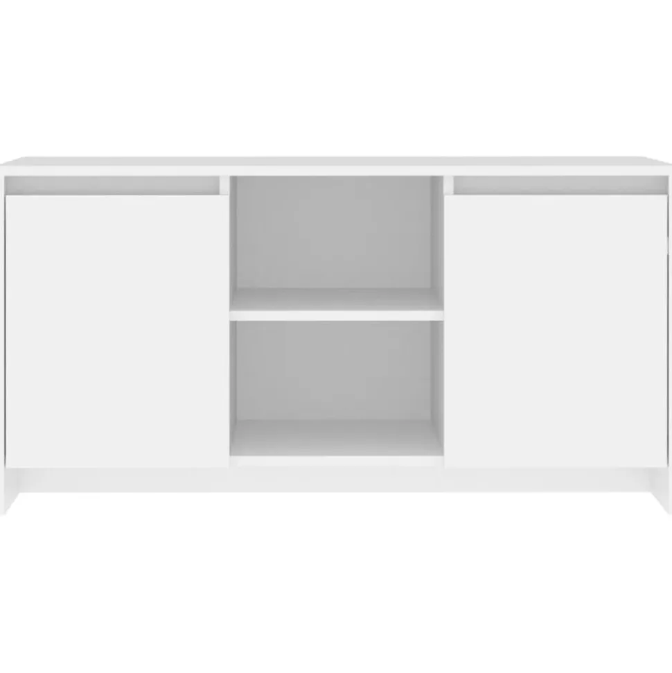vidaXL Tv-meubel 102x37,5x52,5 cm bewerkt hout wit
