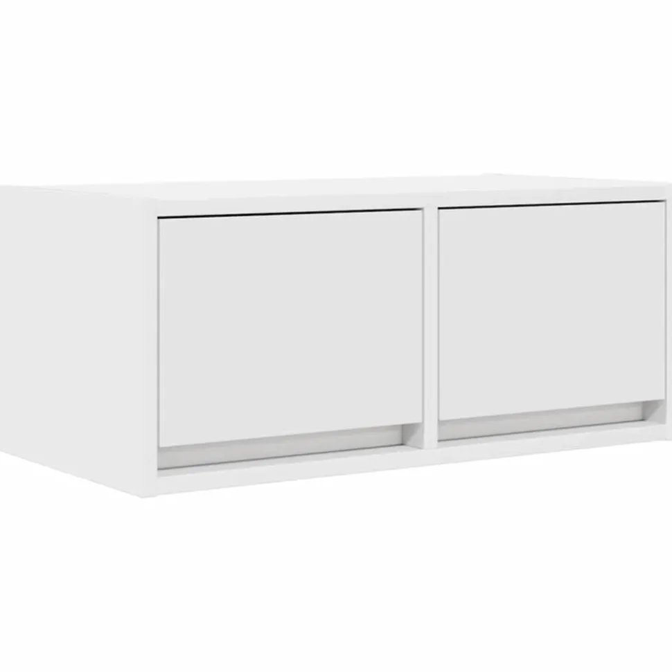 vidaXL Tv-meubel 60x31x25,5 cm bewerkt hout wit