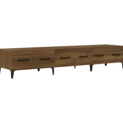 vidaXL Tv-meubel 150x34,5x30 cm bewerkt hout bruin eikenkleur