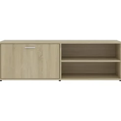 vidaXL Tv-meubel 120x34x37 cm bewerkt hout sonoma eikenkleurig