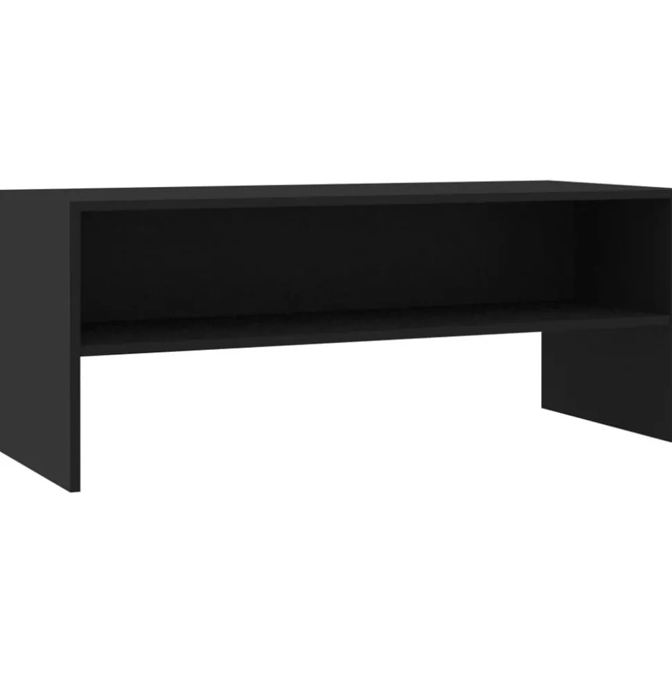 vidaXL Tv-meubel 100x40x40 cm bewerkt hout zwart