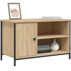 vidaXL Tv-meubel 80x40x50 cm bewerkt hout sonoma eikenkleurig