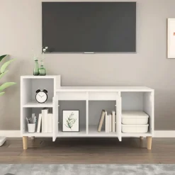 vidaXL Tv-meubel 100x35x55 cm bewerkt hout wit
