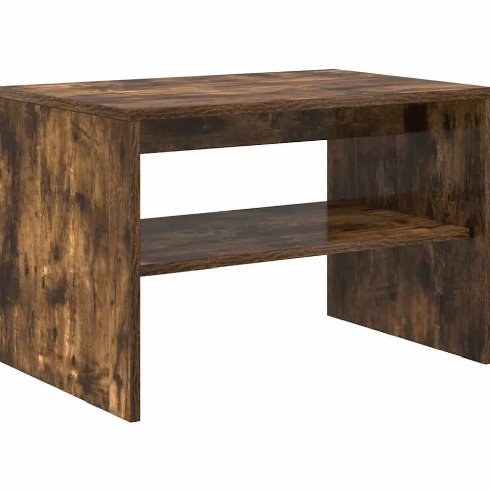 vidaXL Tv-meubel 60x40x40 cm bewerkt hout gerookt eikenkleurig