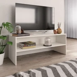 vidaXL Tv-meubel 100x40x40 cm bewerkt hout wit
