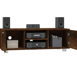 vidaXL Tv-meubel 120x40,5x35 cm bewerkt hout gerookt eikenkleurig