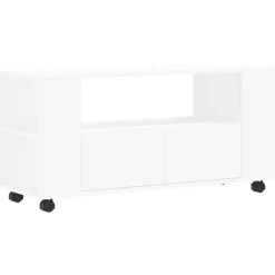 vidaXL Tv-meubel 102x34,5x43 cm bewerkt hout wit