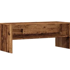vidaXL Tv-meubel 100x40x40 cm bewerkt hout oud houtkleurig