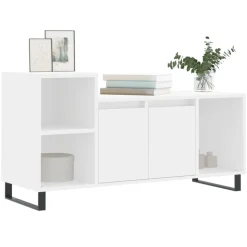 vidaXL Tv-meubel 100x35x55 cm bewerkt hout wit