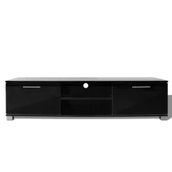 vidaXL Tv-meubel 120x40,5x35 cm hoogglans zwart