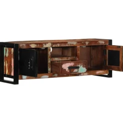 vidaXL Tv-meubel 100x30x35 cm massief gerecycled hout