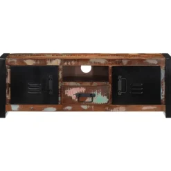 vidaXL Tv-meubel 100x30x35 cm massief gerecycled hout