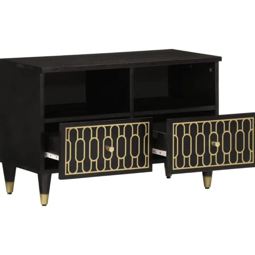 vidaXL Tv-meubel 70x33x46 cm massief mangohout