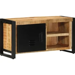 vidaXL Tv-meubel 80x30x40 cm massief ruw mangohout