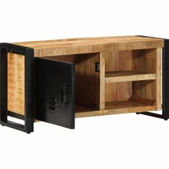 vidaXL Tv-meubel 80x30x40 cm massief ruw mangohout