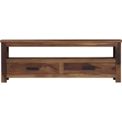 vidaXL Tv-meubel 118x30x40 cm massief hout