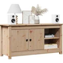 vidaXL Tv-meubel 103x36,5x52 cm massief grenenhout