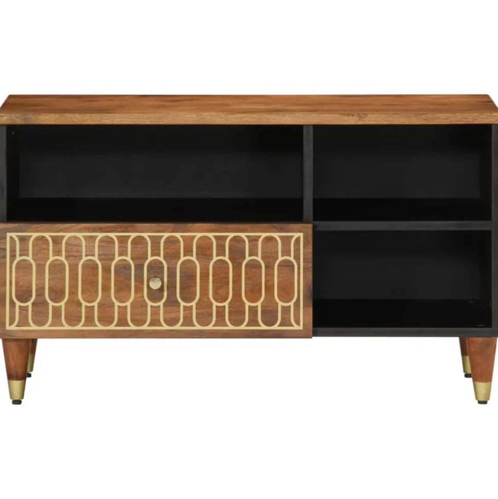 vidaXL Tv-meubel 80x33x46 cm massief mangohout