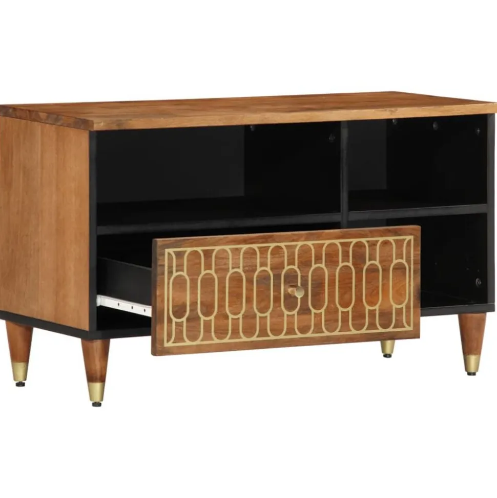 vidaXL Tv-meubel 80x33x46 cm massief mangohout