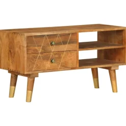 vidaXL Tv-meubel 85x35x47 cm massief mangohout