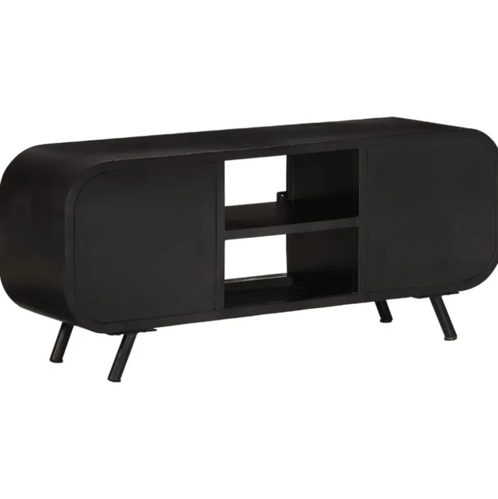 vidaXL Tv-meubel 110x30x45 cm ruw mangohout