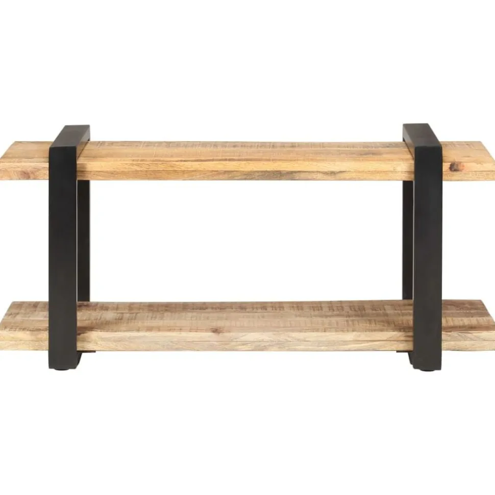 vidaXL Tv-meubel 90x40x40 cm ruw mangohout