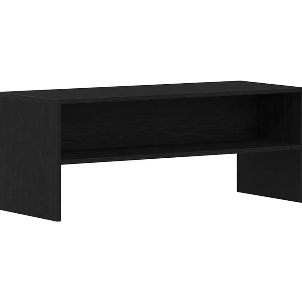 vidaXL Tv-meubel 100x40x40 cm spaanplaat zwart eikenkleurig