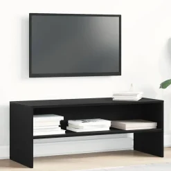 vidaXL Tv-meubel 100x40x40 cm spaanplaat zwart eikenkleurig